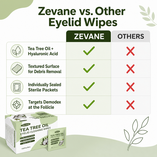 Zevane Tea Tree Oil Eyelid WIpes