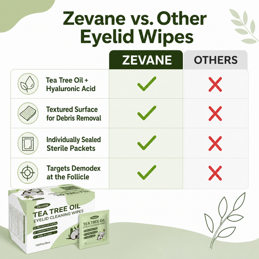 Zevane Tea Tree Oil Eyelid WIpes