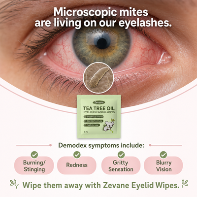 Zevane Tea Tree Oil Eyelid WIpes